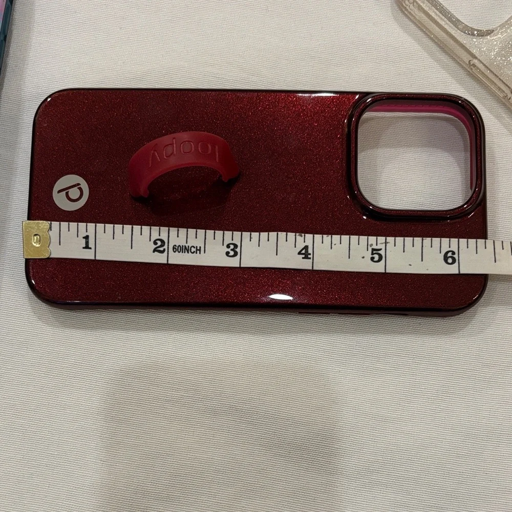 Loopy Case Set - Marble Blue, Red, Clear